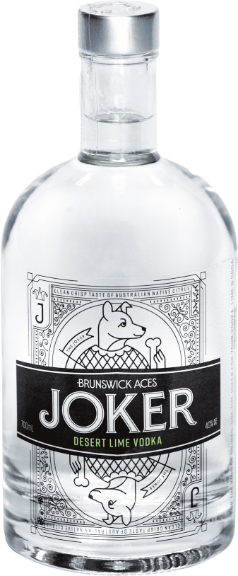 Brunswick Aces The Joker Vodka bottle